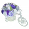Букет от сапун Bicycle - лилаво, сиво, бяло